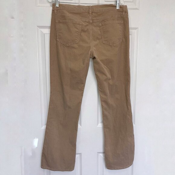 Old Navy Sweetheart Corduroy Pants Womens 10 Bootcut Beige Cowgirl Western Y2K - Picture 3 of 10